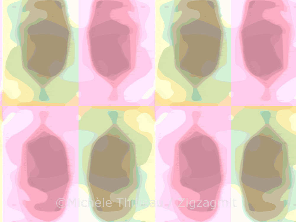 Abstract Bottle Pastel Pink + Yellow Colourful, abstract, pastel. Joyful and bright design. Scalable and available in different colorways.