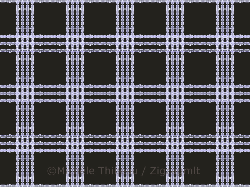 Defrag Plaid Blue Stripe These stripes were developed from a screen capture of a system defragging. Could not resist a linear defrag plaid.