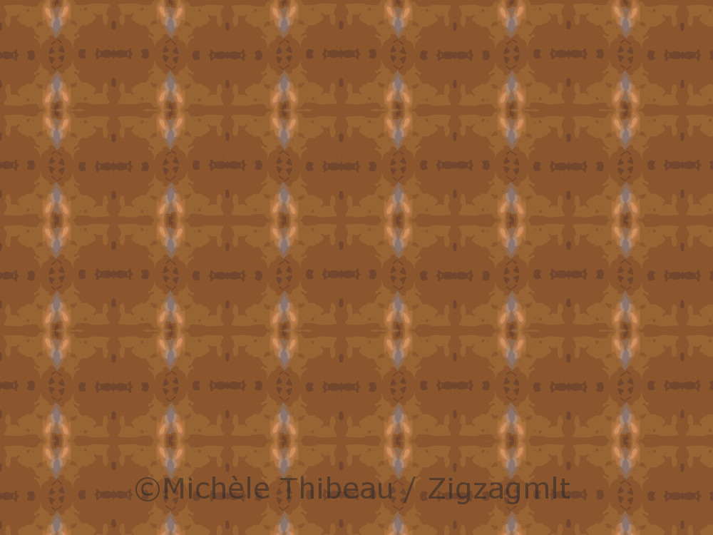 Gaspé Launch Double Diamond Orange A coordinate print with a smaller design scale. The shapes were isolated from within the Gaspé launch pattern.